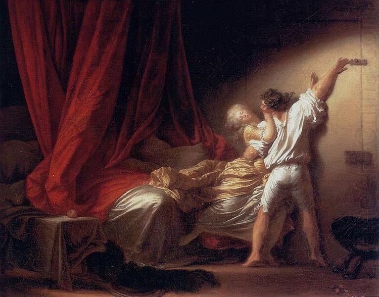 The lock, Jean Honore Fragonard